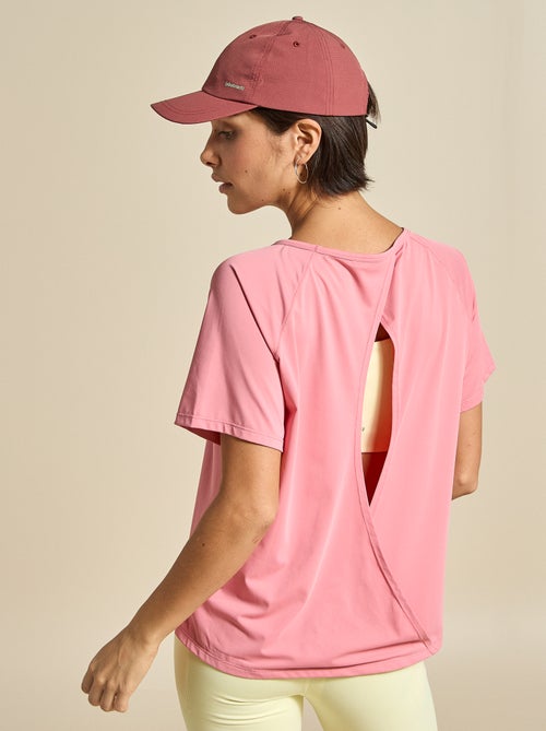 Tee-shirt fluide avec fente au dos - (ekstract) - Kiabi