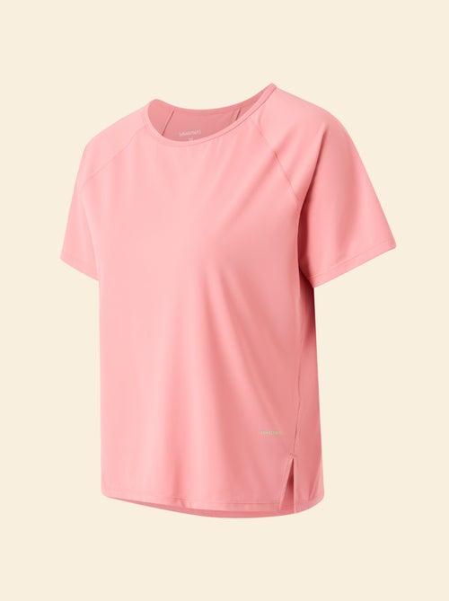 Tee-shirt fluide avec fente au dos - (ekstract) - Kiabi