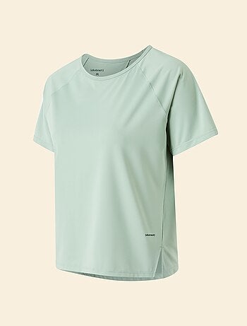 Tee-shirt fluide avec fente au dos - (ekstract)