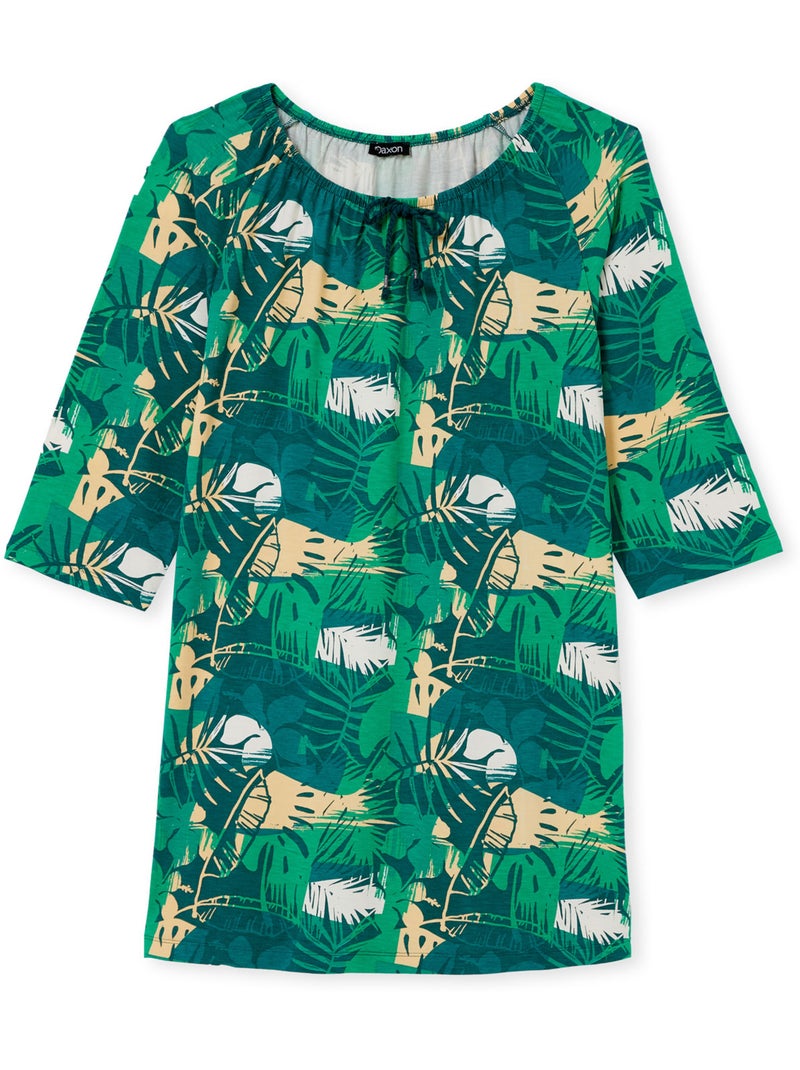 Tee-shirt forme tunique - DAXON Vert - Kiabi