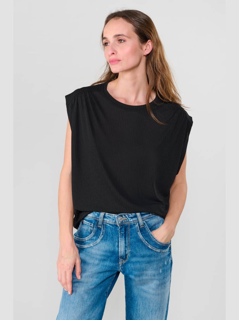 Tee-Shirt FRASER 'Le Temps Des Cerises' Noir - Kiabi