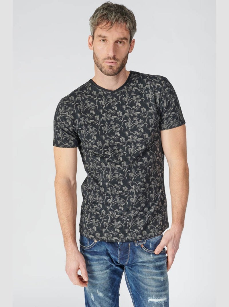Tee-Shirt FROST 'Le Temps Des Cerises' Noir - Kiabi