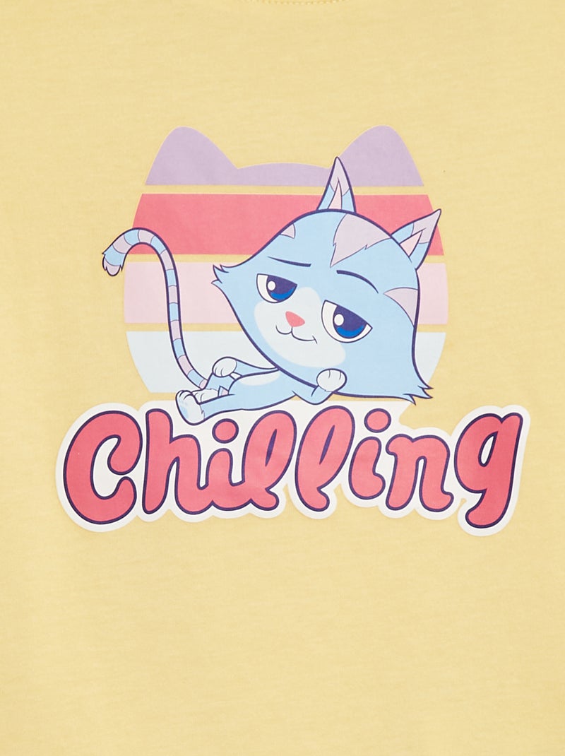 Tee-shirt 'Gabby et la maison magique' JAUNE - Kiabi