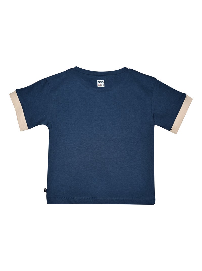 TEE SHIRT GAD MANCHES COURTES ENFANT Bleu - Kiabi
