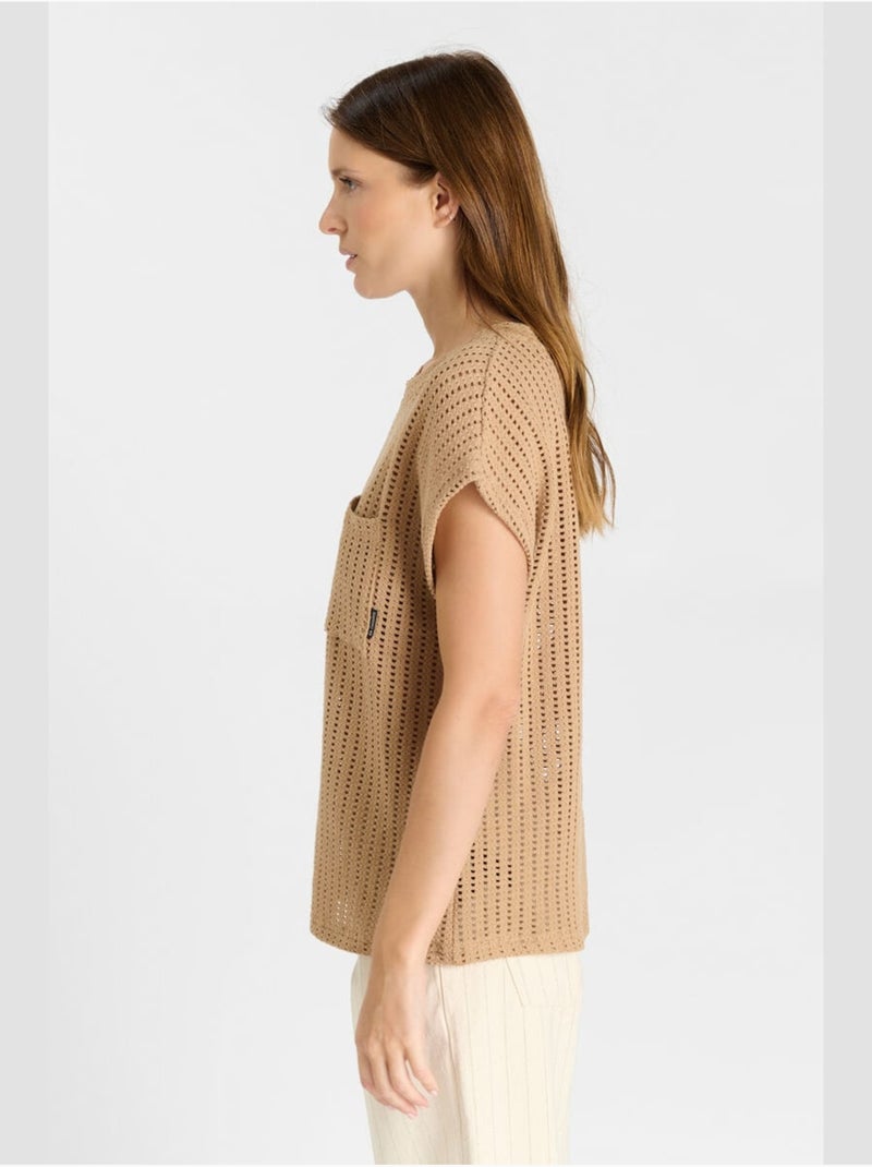 Tee-Shirt GAFO 'Le Temps Des Cerises' Marron - Kiabi