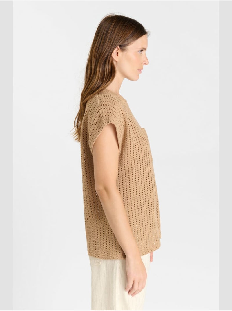 Tee-Shirt GAFO 'Le Temps Des Cerises' Marron - Kiabi