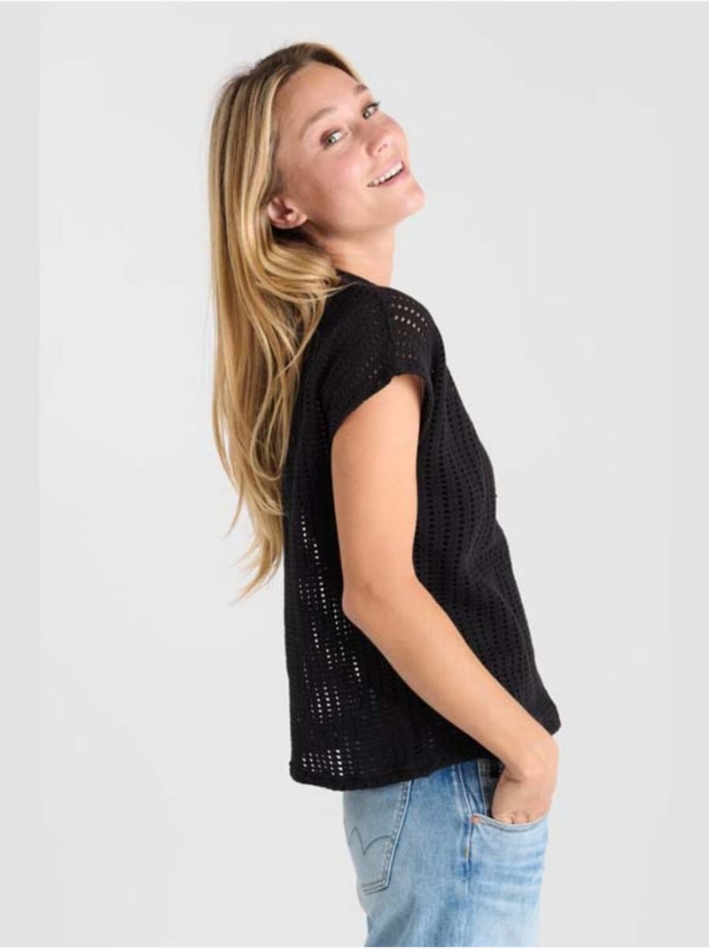 Tee-Shirt GAFO 'Le Temps Des Cerises' Noir - Kiabi