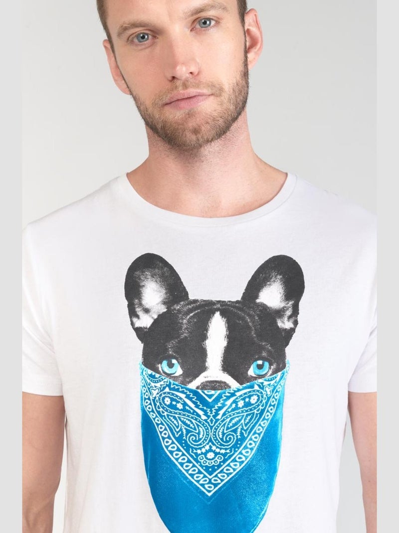 Tee-Shirt GAN 'Le Temps Des Cerises' Blanc - Kiabi