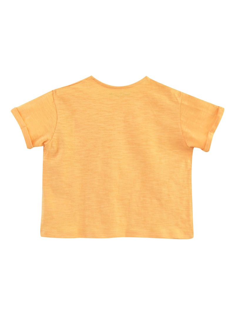 TEE SHIRT GARCON EUSEBIO Jaune - Kiabi