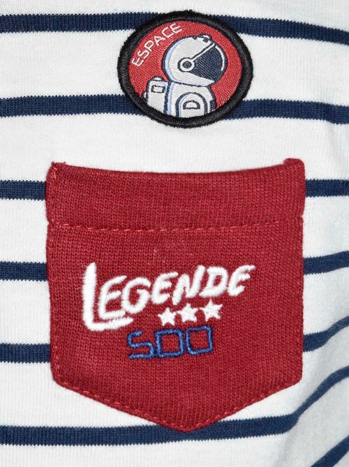 TEE-SHIRT GARCON RAYE MANCHES LONGUES - Kiabi