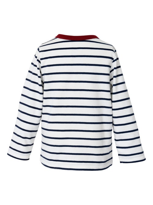 TEE-SHIRT GARCON RAYE MANCHES LONGUES - Kiabi