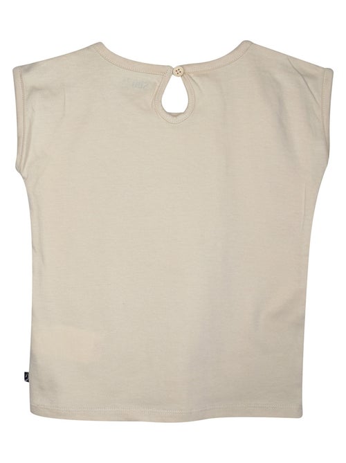 TEE SHIRT GEORGETTE SANS MANCHES ENFANT - Kiabi