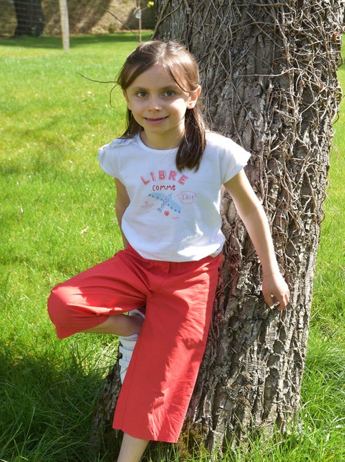 TEE SHIRT GEORGINA SANS MANCHES ENFANT - Kiabi