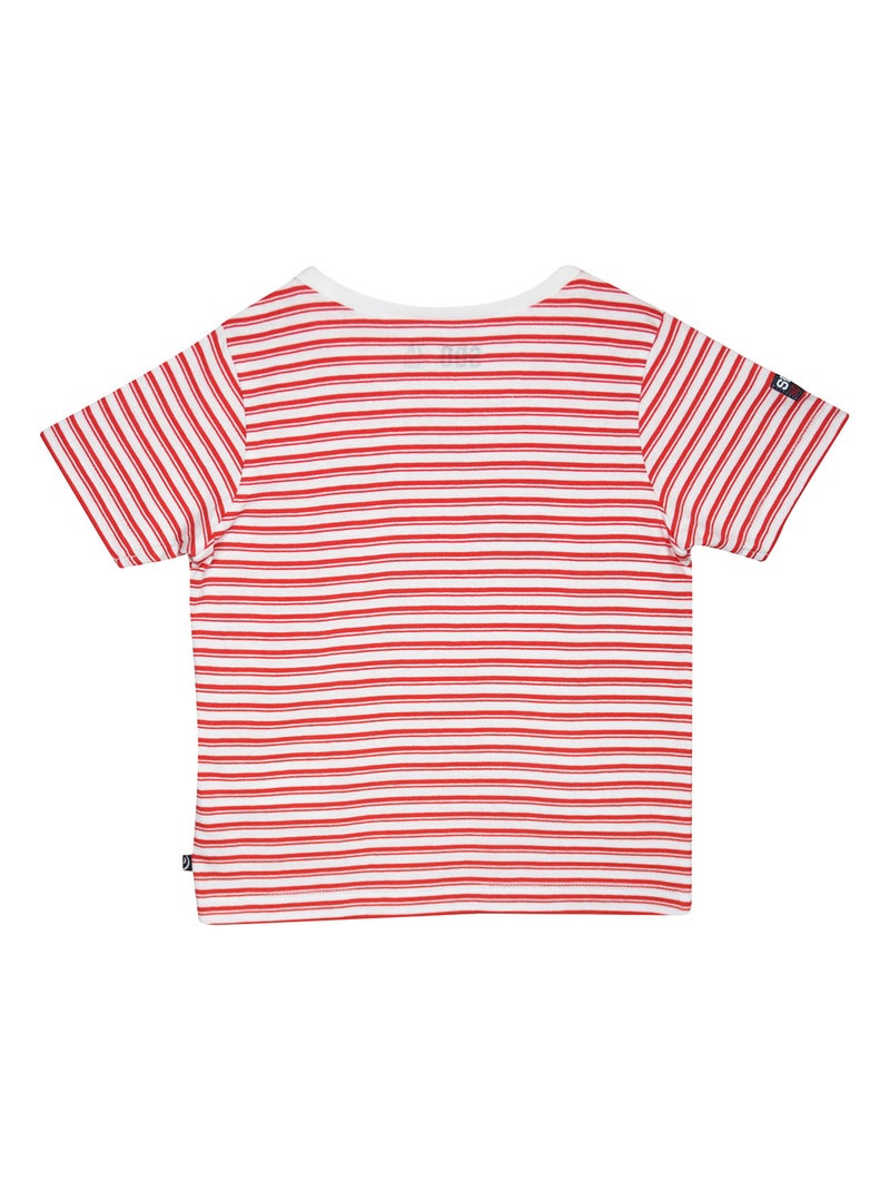 TEE SHIRT GIOVANY MANCHES COURTES ENFANT Blanc - Kiabi