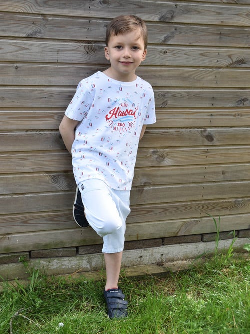 TEE SHIRT GIULIO MANCHES COURTES ENFANT - Kiabi