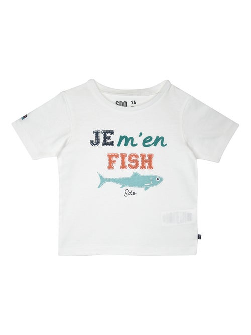 TEE SHIRT GIUSEPPE MANCHES COURTES ENFANT - Kiabi