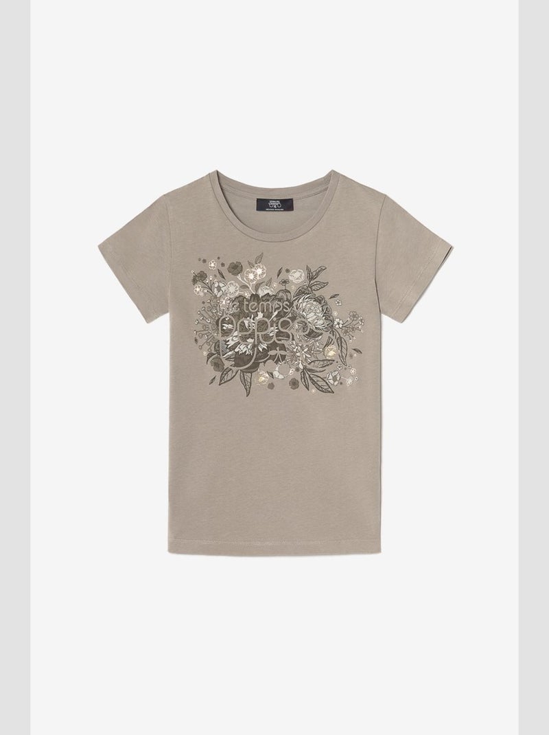 Tee-Shirt GRACYGI 'Le Temps Des Cerises' Blanc - Kiabi