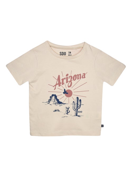 TEE SHIRT GRATIEN MANCHES COURTES ENFANT - Kiabi