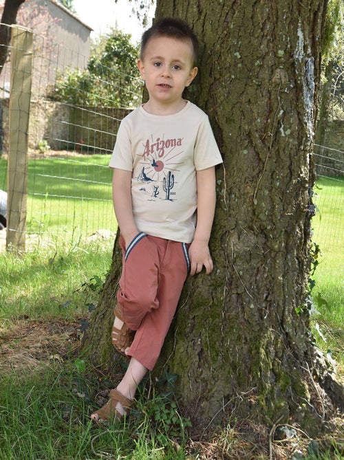 TEE SHIRT GRATIEN MANCHES COURTES ENFANT - Kiabi