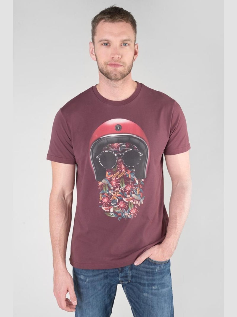 Tee-Shirt GREGOR 'Le Temps Des Cerises' Rouge - Kiabi