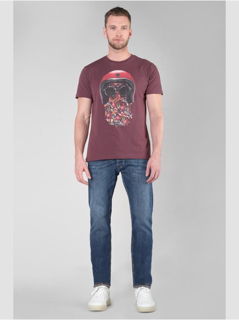 Tee-Shirt GREGOR 'Le Temps Des Cerises' Rouge - Kiabi