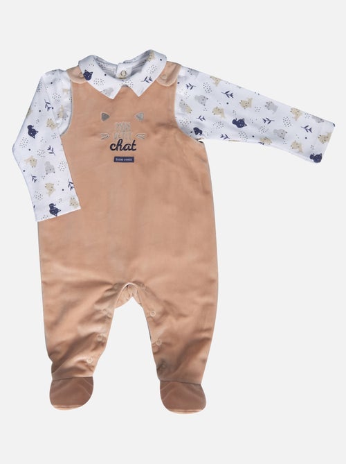 TEE SHIRT + GRENOUILLERE FALOU - Kiabi