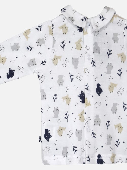 TEE SHIRT + GRENOUILLERE FALOU - Kiabi