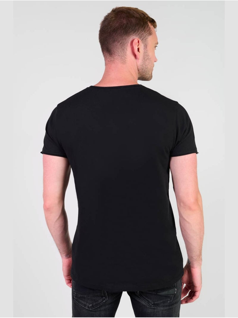 Tee-Shirt GRIBS 'Le Temps Des Cerises' Noir - Kiabi