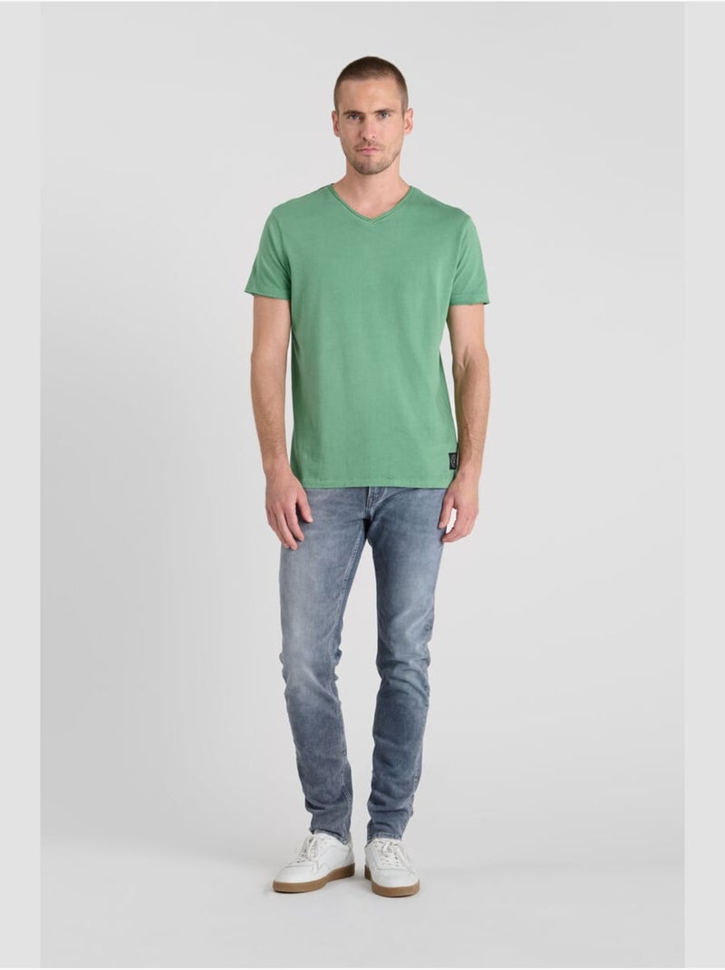 Tee-shirt gribs 'le temps des cerises' Vert - Kiabi