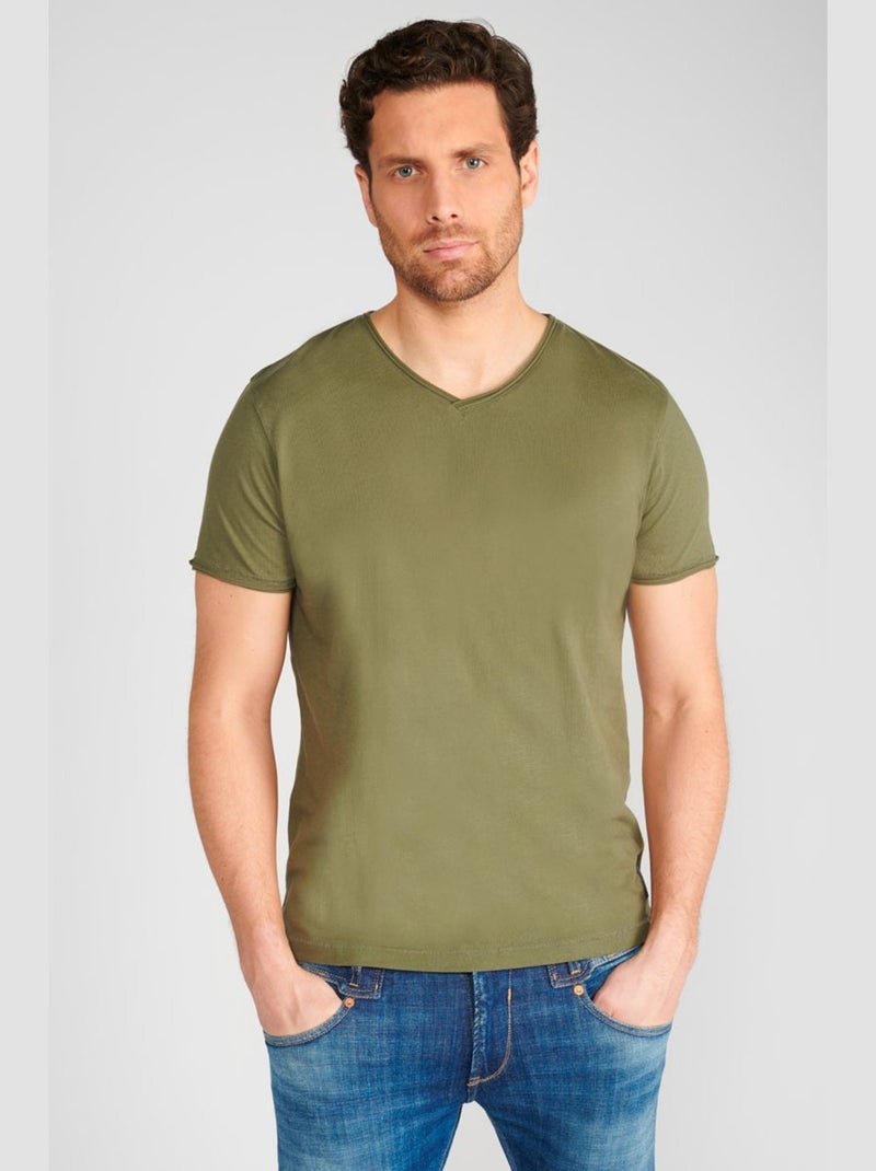 Tee-Shirt GRIBS 'Le Temps Des Cerises' Vert - Kiabi
