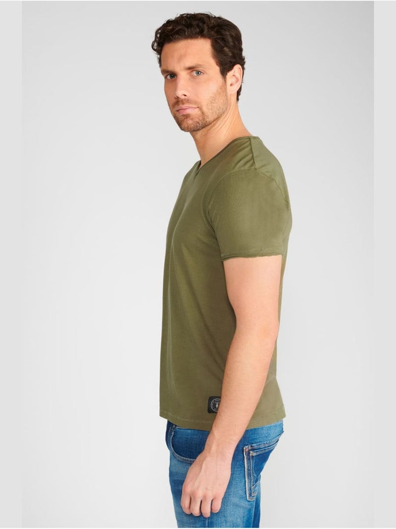 Tee-Shirt GRIBS 'Le Temps Des Cerises' Vert - Kiabi