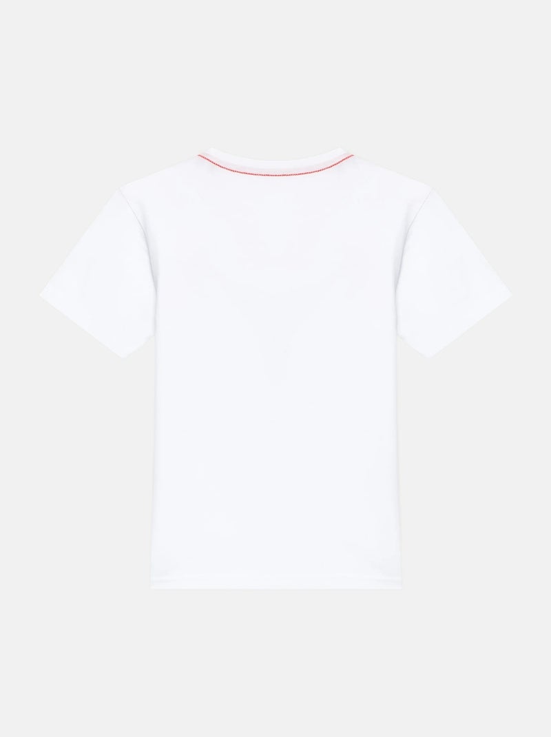 Tee Shirt Guess kids manches courtes Blanc - Kiabi