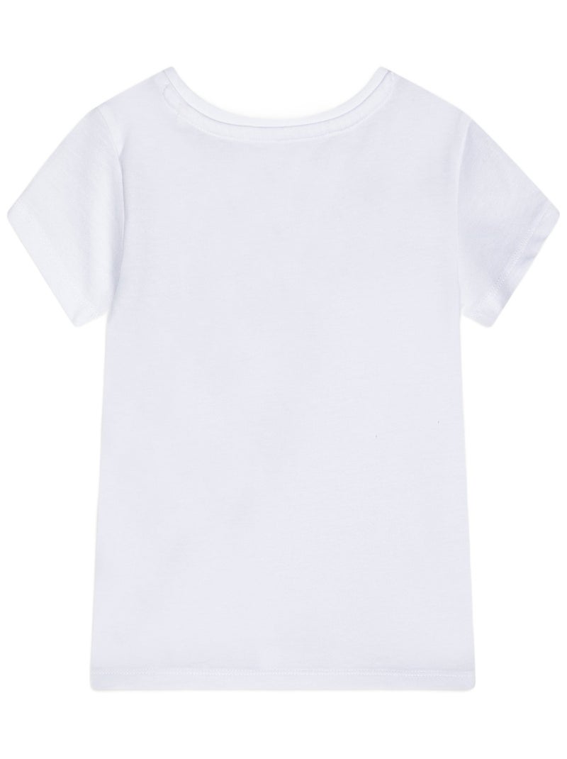 Tee shirt Guess kids manches courtes Blanc - Kiabi