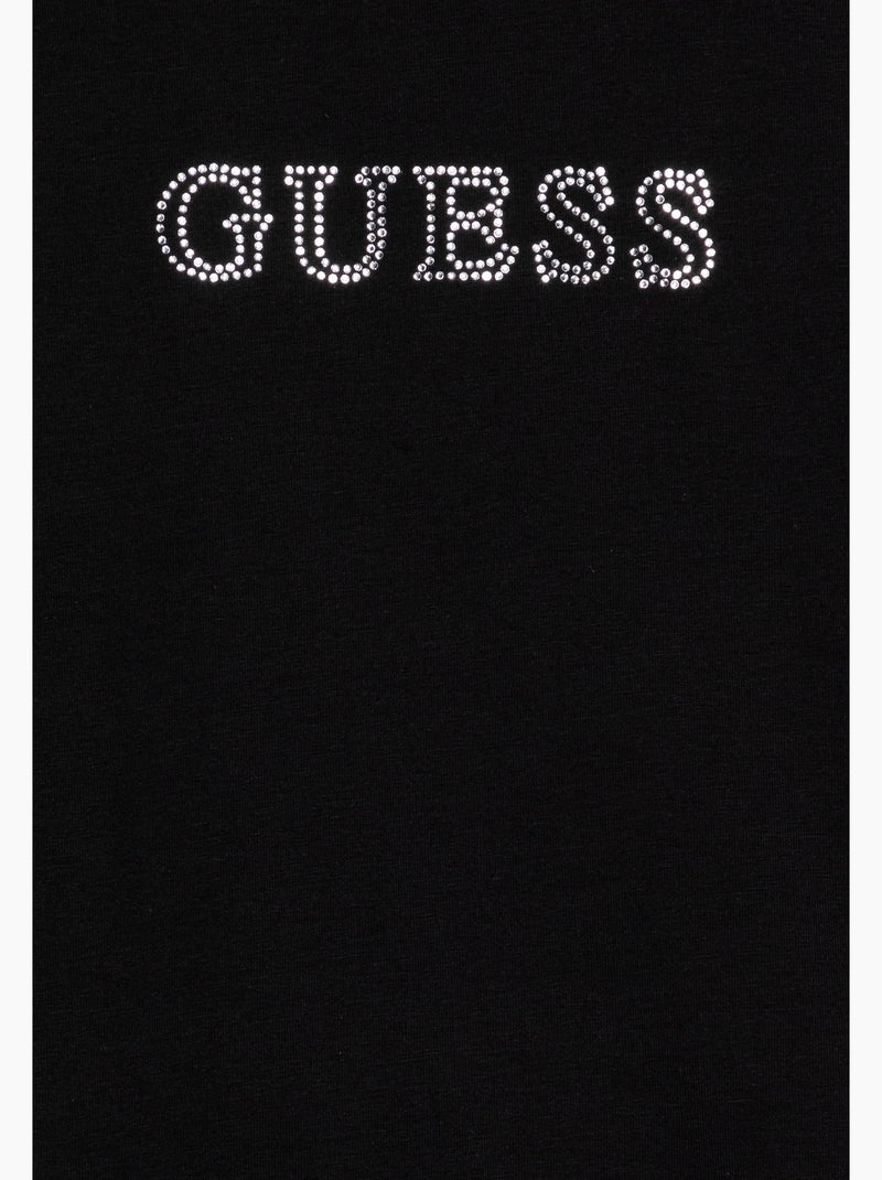 Tee shirt Guess kids manches courtes Noir - Kiabi