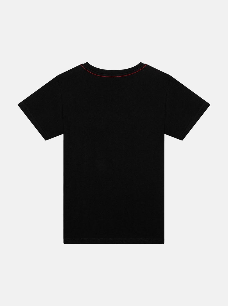 Tee Shirt Guess kids manches courtes Noir - Kiabi