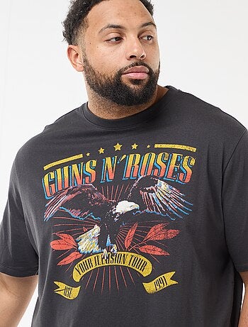 Tee-shirt 'Guns N' Roses' à manches courtes