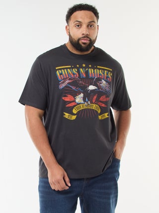 Tee-shirt 'Guns N' Roses' à manches courtes
