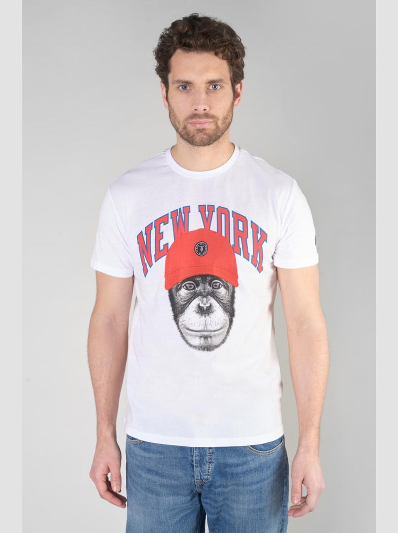 Tee-Shirt HIRA 'Le Temps Des Cerises' Blanc - Kiabi