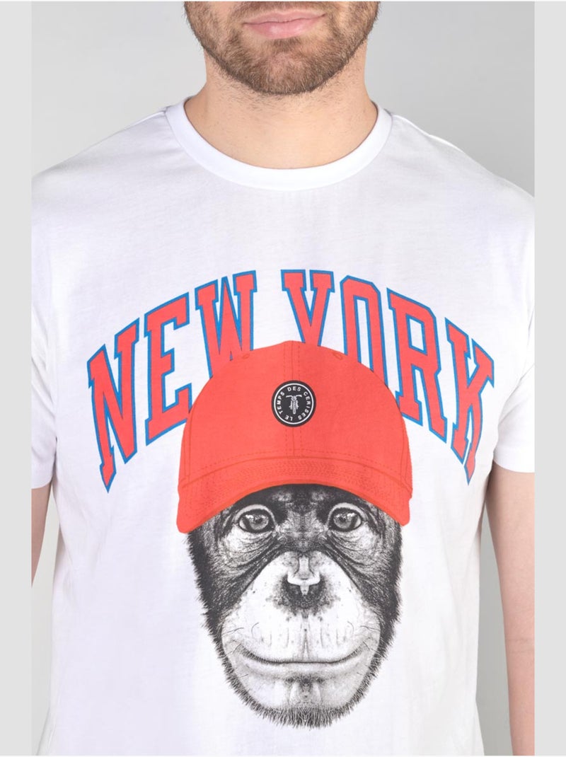 Tee-Shirt HIRA 'Le Temps Des Cerises' Blanc - Kiabi