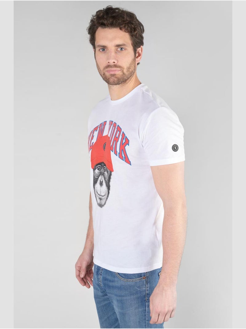 Tee-Shirt HIRA 'Le Temps Des Cerises' Blanc - Kiabi