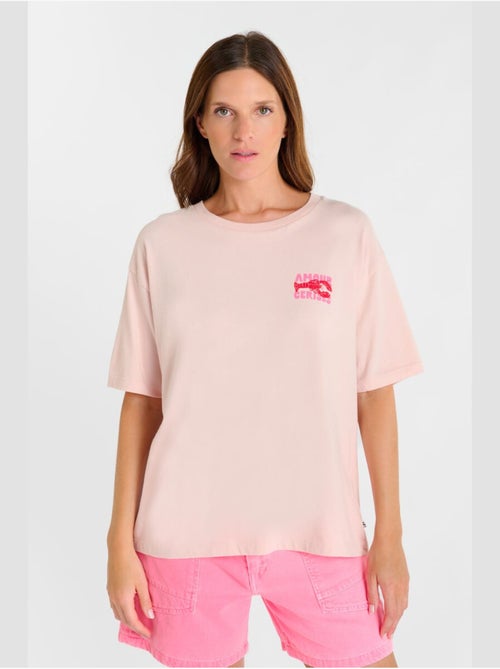 Tee-Shirt HOMARD 'Le Temps Des Cerises' - Kiabi Tee-Shirt HOMARD 'Le Temps Des Cerises' - Kiabi