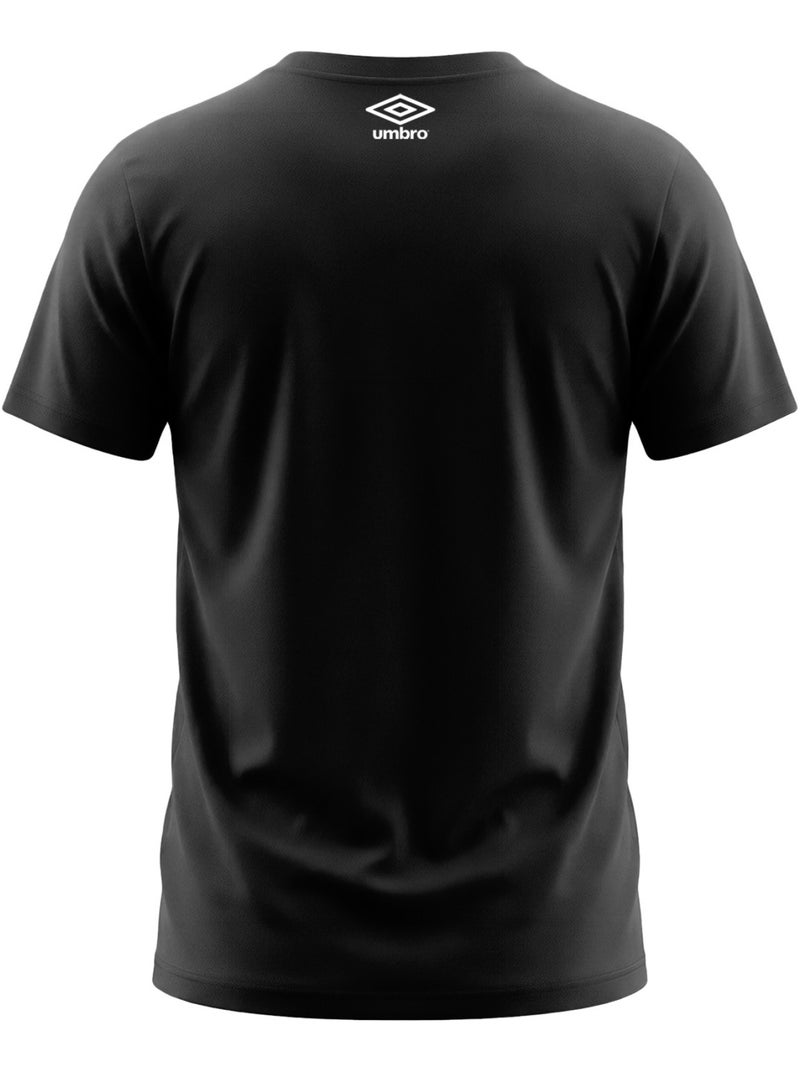 Tee shirt homme col rond avec logo imprimé 224760 umbro Noir - Kiabi