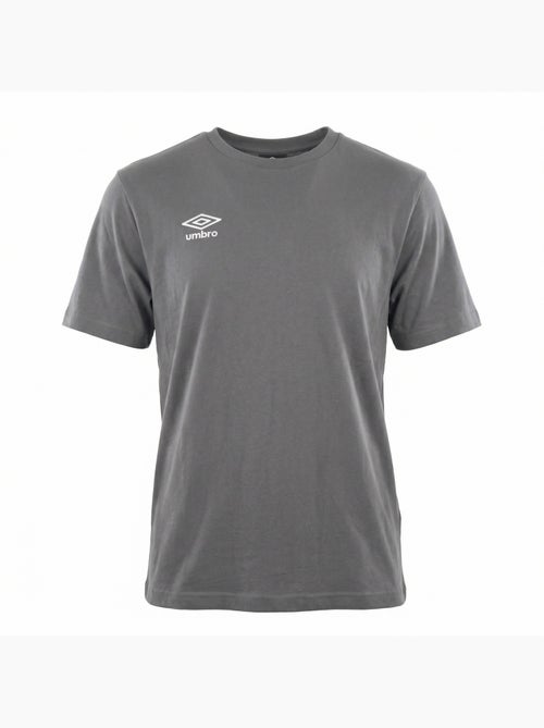 Tee shirt homme col rond chiné en coton 160gsm et logo imprimé 618292 umbro - Kiabi Tee shirt homme col rond chiné en coton 160gsm et logo imprimé 618292 umbro - Kiabi