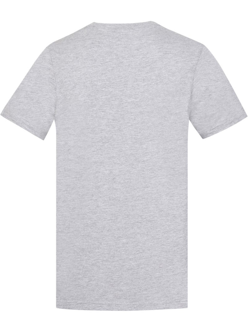 Tee shirt homme col rond chiné en coton 160gsm et logo imprimé 729281 umbro Gris - Kiabi