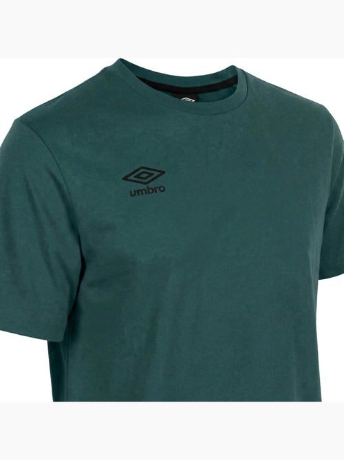 Tee shirt homme col rond en coton 160gsm avec logo imprimé 618290 umbro - Kiabi