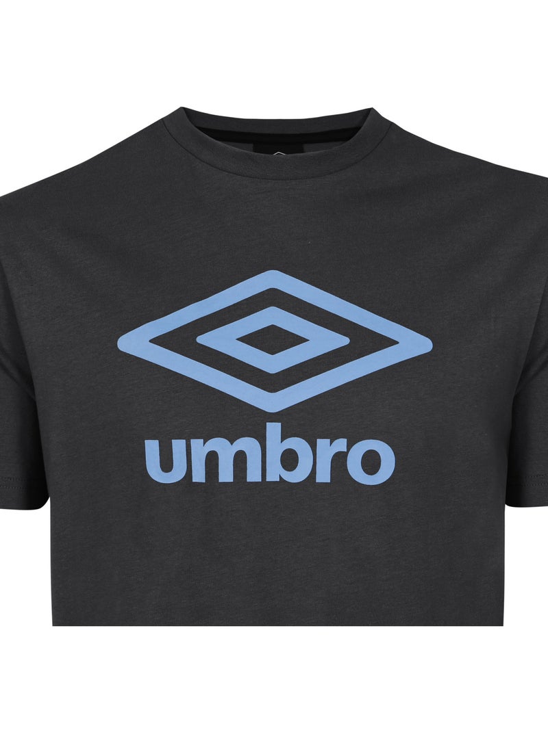 Tee shirt homme col rond en coton 160gsm et logo imprimé 729280 umbro Bleu - Kiabi