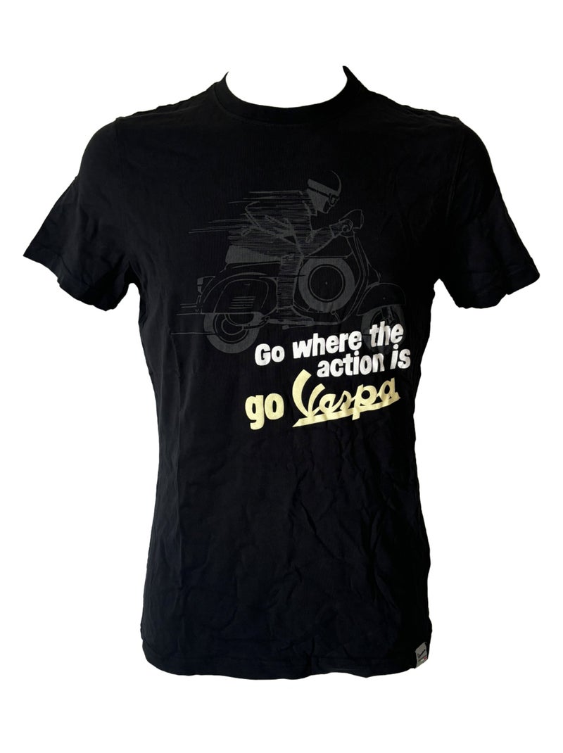 Tee-shirt Homme Vespa taille M Noir - Kiabi