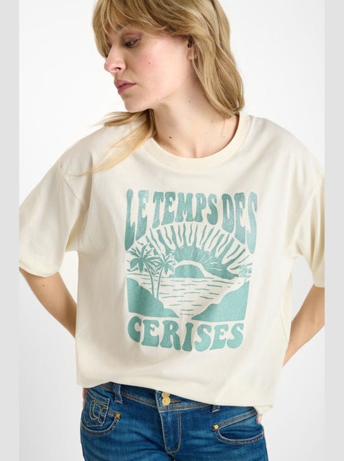 Tee-Shirt ILESSE 'Le Temps Des Cerises' - Kiabi