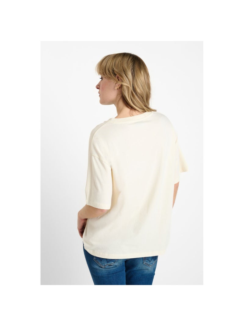 Tee-Shirt ILESSE 'Le Temps Des Cerises' Blanc - Kiabi