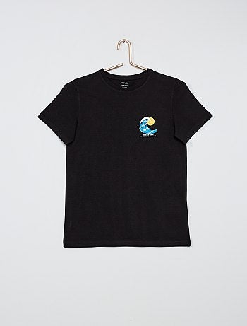 tee-shirt impirmé vague